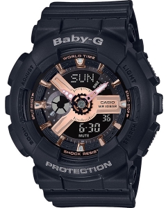 Купить Японские наручные часы Casio Baby-G BA-110RG-1A с хронографом в E-mobi