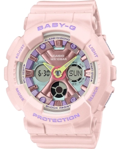 Купить Японские наручные часы Casio Baby-G BA-130PM-4A с хронографом в E-mobi