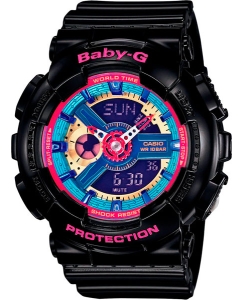 Купить Японские наручные часы Casio Baby-G BA-112-1A с хронографом в E-mobi