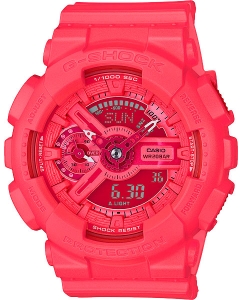 Купить Японские наручные часы Casio G-SHOCK GMA-S110VC-4A с хронографом в E-mobi