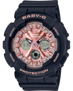 Купить Японские наручные часы Casio Baby-G BA-130-1A4ER с хронографом в E-mobi