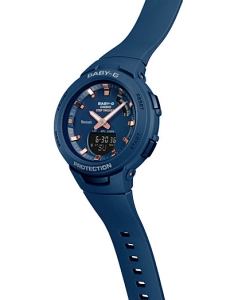 Купить Японские спортивные наручные часы Casio Baby-G BSA-B100-2A с хронографом  в E-mobi