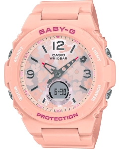 Купить Японские наручные часы Casio Baby-G BGA-260FL-4A с хронографом в E-mobi