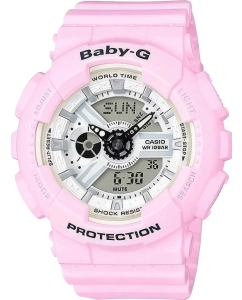 Купить Японские наручные часы Casio Baby-G BA-110BE-4A с хронографом в E-mobi