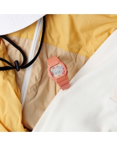 Купить Японские наручные часы Casio Baby-G BGD-565RP-4 с хронографом  в E-mobi