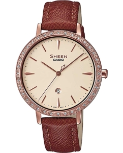 Купить Японские наручные часы Casio Sheen SHE-4535YGL-9A в E-mobi
