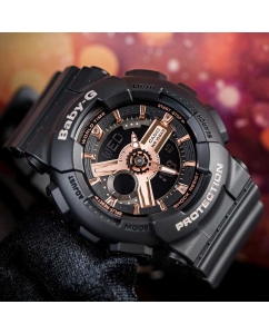 Купить Японские наручные часы Casio Baby-G BA-110XRG-1A с хронографом  в E-mobi