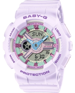 Купить Японские наручные часы Casio Baby-G BA-110XPM-6A с хронографом в E-mobi