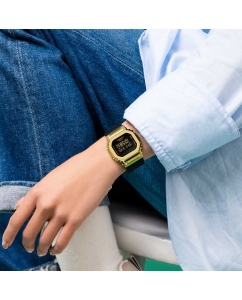 Купить Японские наручные часы Casio G-SHOCK GM-S5600GB-1 с хронографом  в E-mobi