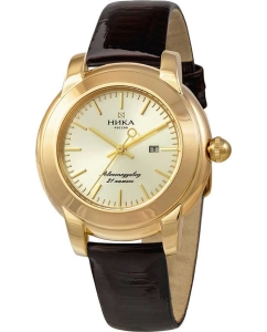 Купить Российские механические золотые наручные часы NIKA 1070.0.3.45A в E-mobi