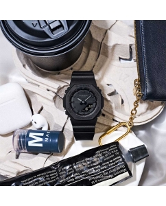 Купить Японские наручные часы Casio G-SHOCK GMA-P2100BB-1A с хронографом  в E-mobi