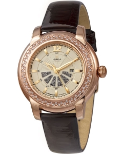 Купить Российские механические золотые наручные часы NIKA 1071.2.1.44A в E-mobi