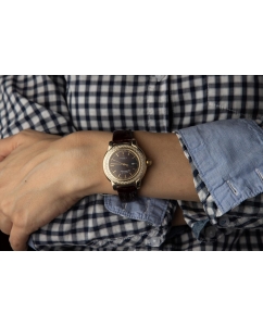 Купить Российские механические золотые наручные часы NIKA 1071.1.3.65A  в E-mobi