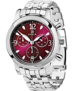 Купить Российские серебряные наручные часы NIKA 1806.0.9.94E.6.150 с хронографом в E-mobi