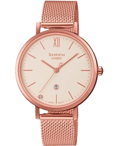 Купить Японские наручные часы Casio Sheen SHE-4539CGM-4AEF в E-mobi
