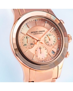 Купить Наручные часы Jacques Lemans 1-2151I с хронографом  в E-mobi