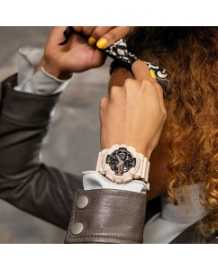 Купить Японские наручные часы Casio G-SHOCK GMA-S140M-4AER с хронографом  в E-mobi