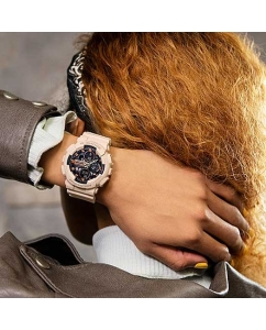 Купить Японские наручные часы Casio G-SHOCK GMA-S140M-4AER с хронографом  в E-mobi