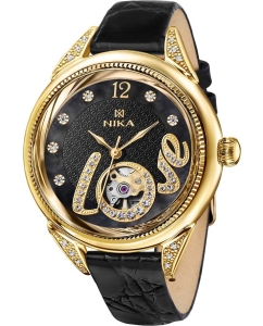 Купить Российские механические золотые наручные часы NIKA 1284.1.3.56A в E-mobi