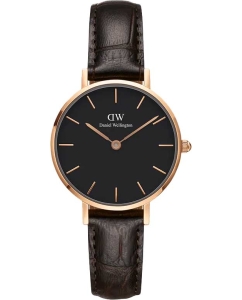 Купить Наручные часы Daniel Wellington Petite 28 York RG Black в E-mobi