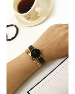 Купить Наручные часы Daniel Wellington Petite 28 York RG Black  в E-mobi