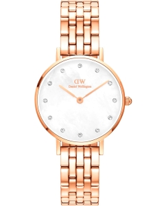 Купить Наручные часы Daniel Wellington Petite Lumine 28 5-Link RG MOP White в E-mobi
