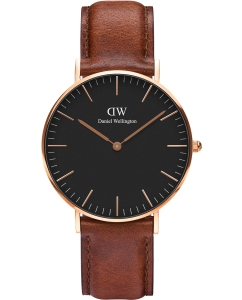 Купить Наручные часы Daniel Wellington Classic 36 St Mawes RG Black в E-mobi