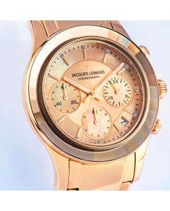 Купить Наручные часы Jacques Lemans 1-2151H с хронографом  в E-mobi