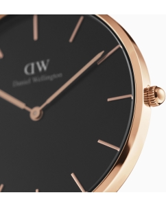 Купить Наручные часы Daniel Wellington Petite 36 Melrose RG Black  в E-mobi