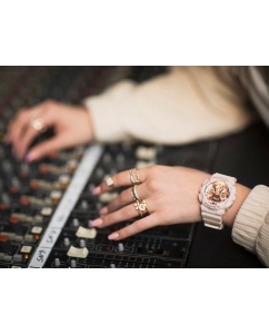 Купить Японские наручные часы Casio G-SHOCK GMA-S120MF-4A с хронографом  в E-mobi