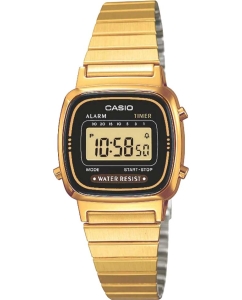 Купить Японские наручные часы Casio Vintage LA-670WEGA-1E с хронографом в E-mobi