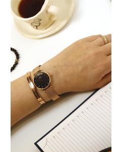 Купить Наручные часы Daniel Wellington Petite 28 Melrose RG Black  в E-mobi