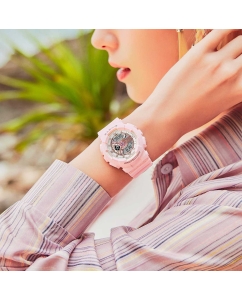 Купить Японские наручные часы Casio Baby-G BA-110AQ-4A с хронографом  в E-mobi