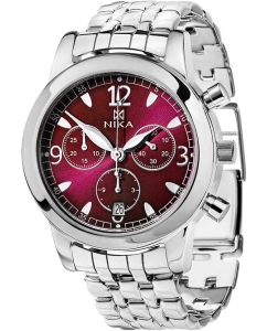 Купить Российские серебряные наручные часы NIKA 1806.0.9.94E.6.160 с хронографом в E-mobi