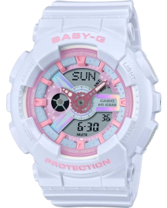 Купить Японские наручные часы Casio Baby-G BA-110FH-2A с хронографом в E-mobi