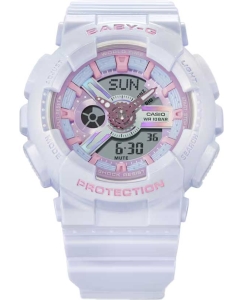 Купить Японские наручные часы Casio Baby-G BA-110FH-2A с хронографом  в E-mobi