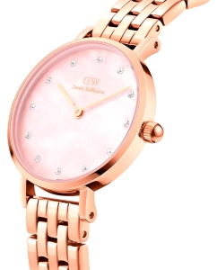 Купить Наручные часы Daniel Wellington Petite Lumine 28 Link RG MOP Pink  в E-mobi