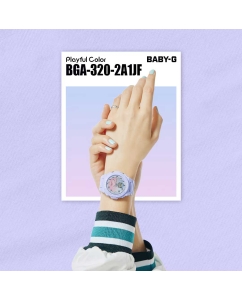 Купить Японские наручные часы Casio Baby-G BGA-320-2A1 с хронографом  в E-mobi