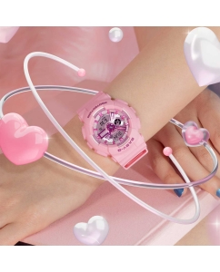 Купить Японские наручные часы Casio Baby-G BA-110YK-4A с хронографом  в E-mobi
