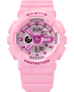 Купить Японские наручные часы Casio Baby-G BA-110YK-4A с хронографом  в E-mobi