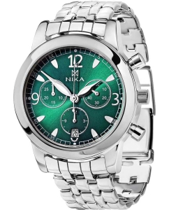 Купить Российские серебряные наручные часы NIKA 1806.0.9.94H.6.140 с хронографом в E-mobi