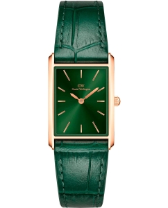 Купить Наручные часы Daniel Wellington Bound 32x22 Green croc leather RG Emerald Sunray в E-mobi