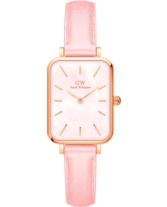 Купить Наручные часы Daniel Wellington Quadro Pink leather RG Pink MOP в E-mobi
