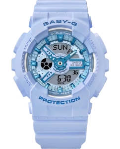 Купить Японские наручные часы Casio Baby-G BA-110YK-2A с хронографом  в E-mobi