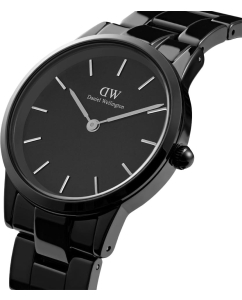 Купить Наручные часы Daniel Wellington Iconic Link Ceramic 28 B Black  в E-mobi