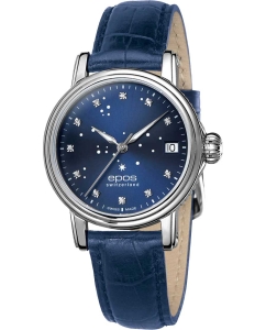 Купить Швейцарские механические наручные часы Epos 4390.152.20.96.16 в E-mobi