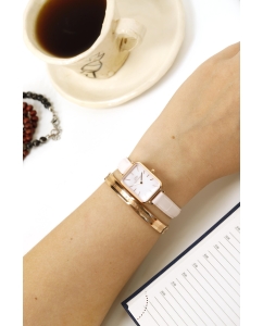 Купить Наручные часы Daniel Wellington Quadro 20X26 Pressed Rouge RG MOP  в E-mobi