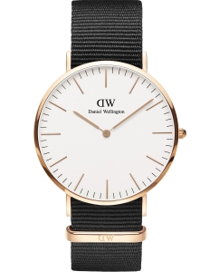 Купить Наручные часы Daniel Wellington Classic 40 Cornwall RG White в E-mobi