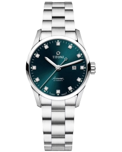 Купить Швейцарские механические наручные часы Titoni 23743-S-682 в E-mobi