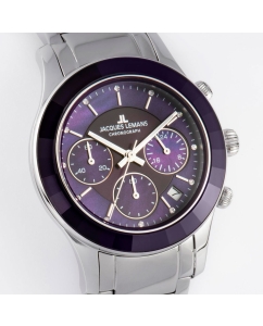 Купить Наручные часы Jacques Lemans 1-2151M с хронографом  в E-mobi